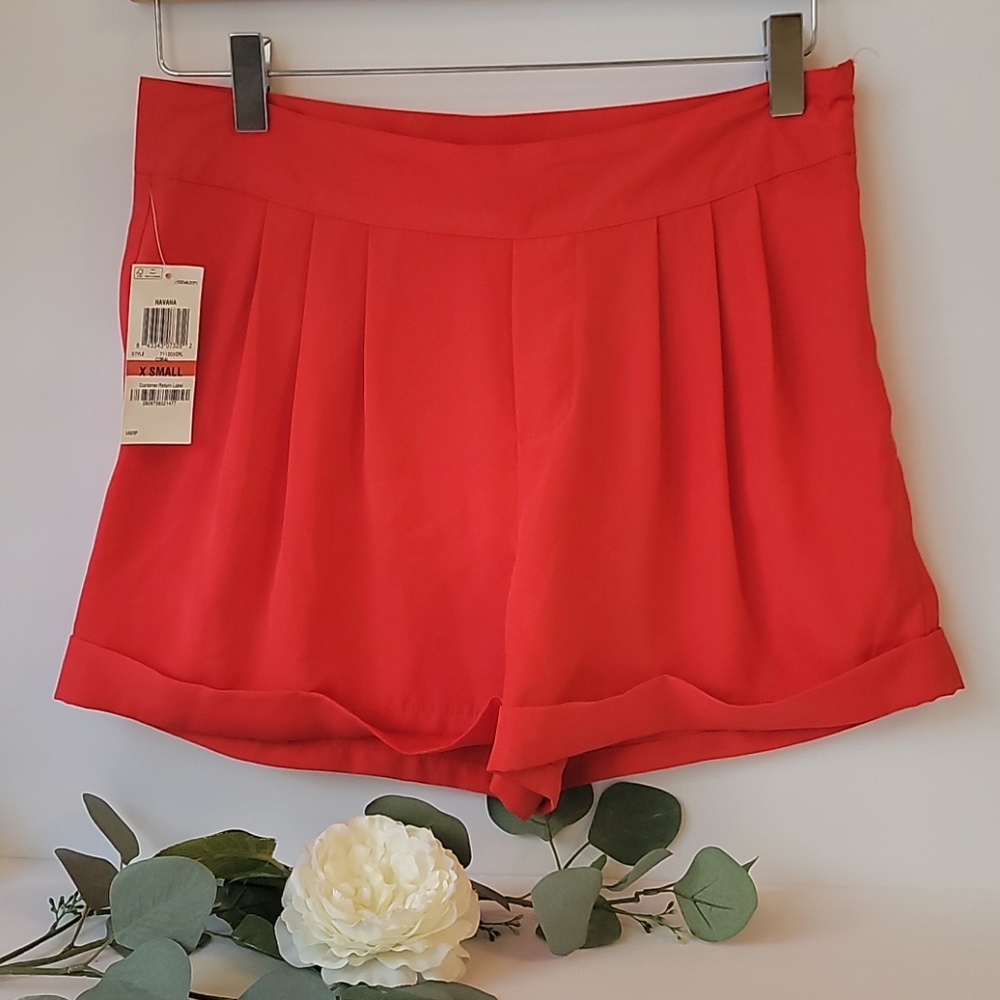 Bar III  women's corals Havana shorts